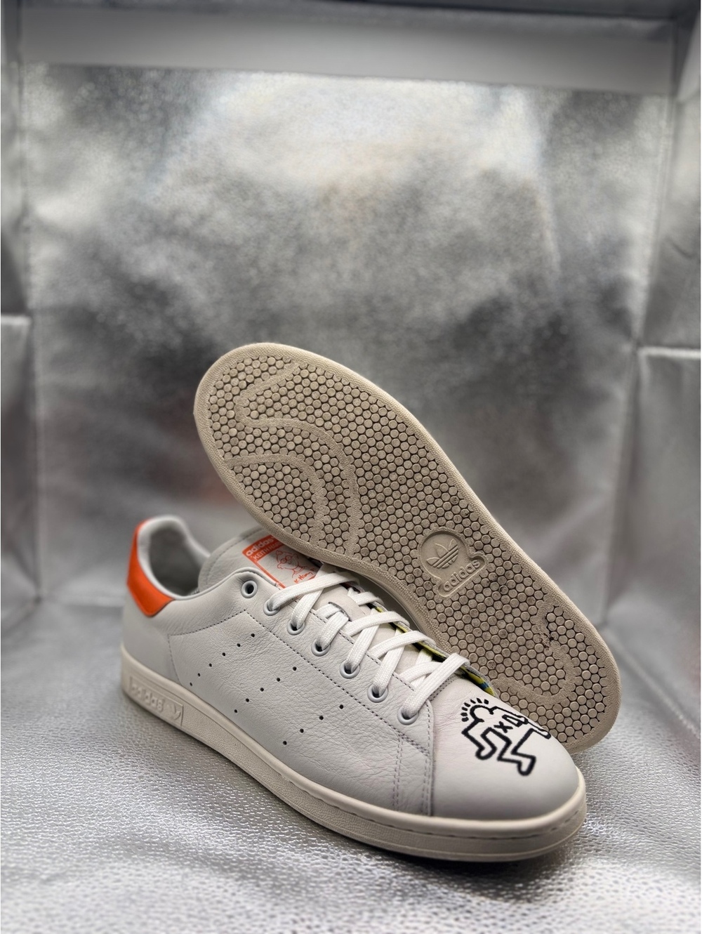 Keith haring X adidas Stan smith pop art